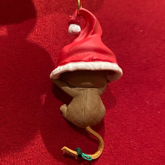 LIKE NEW rare Hallmark “Hang in There” mouse ornament - Picture 7 of 8
